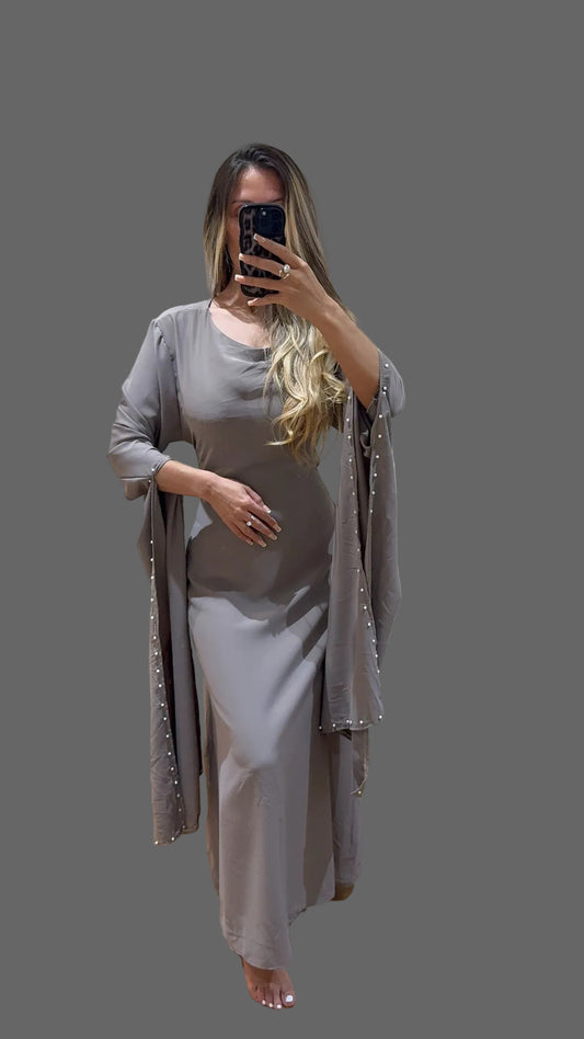 Drape Sleeve Maxi