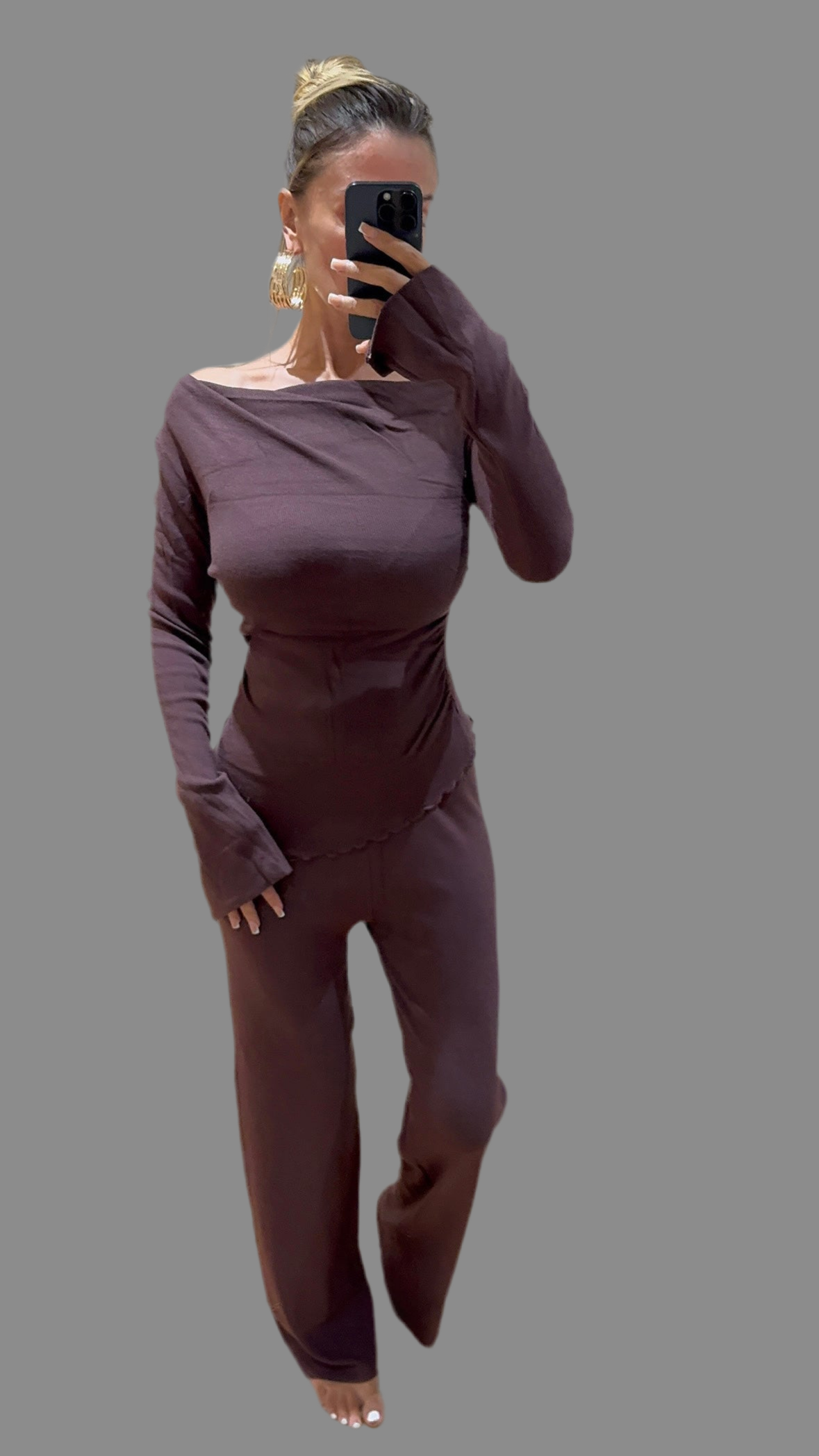 Asymmetrical Knitted Co-Ord