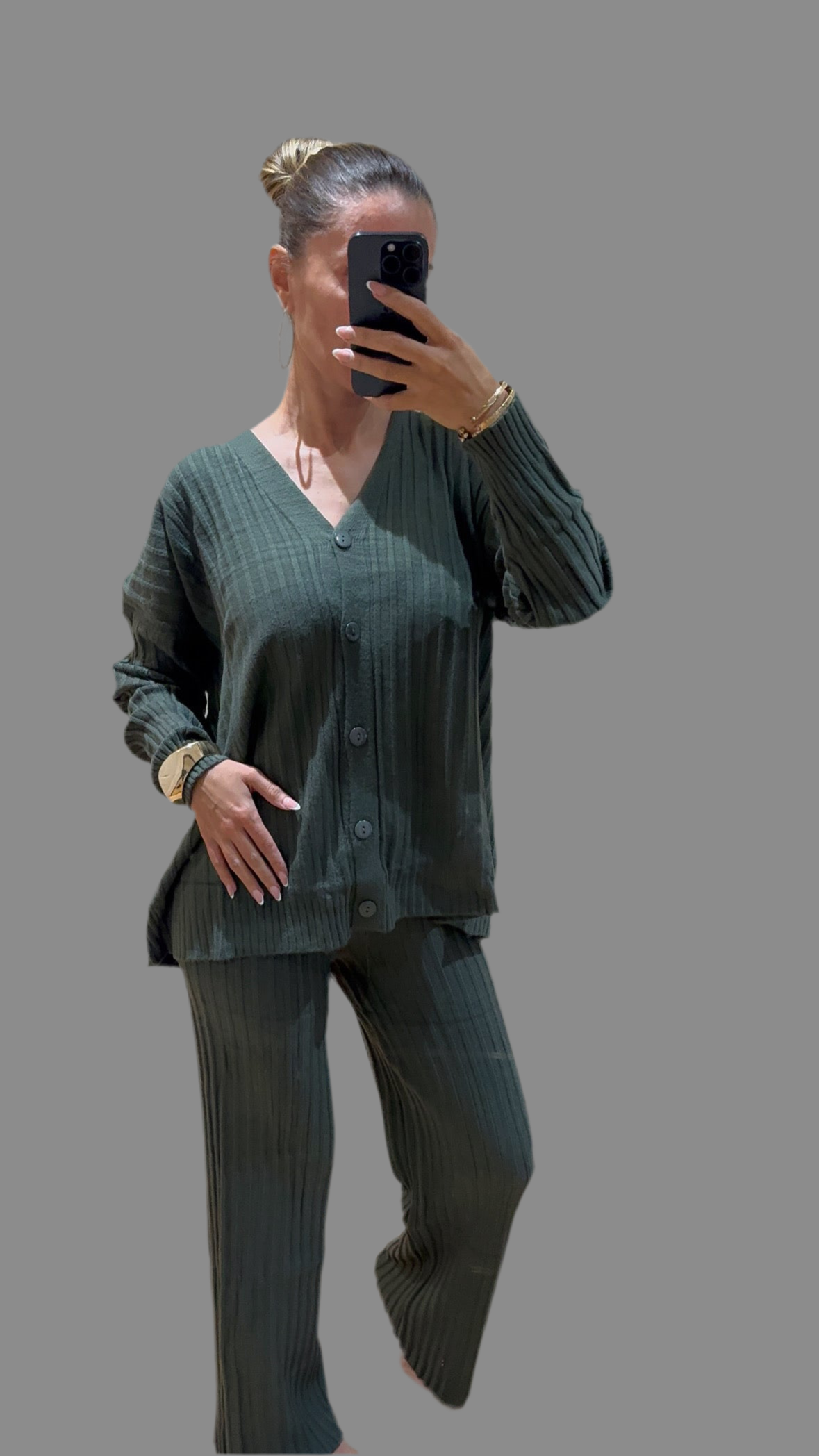Knitted Button Co-Ord