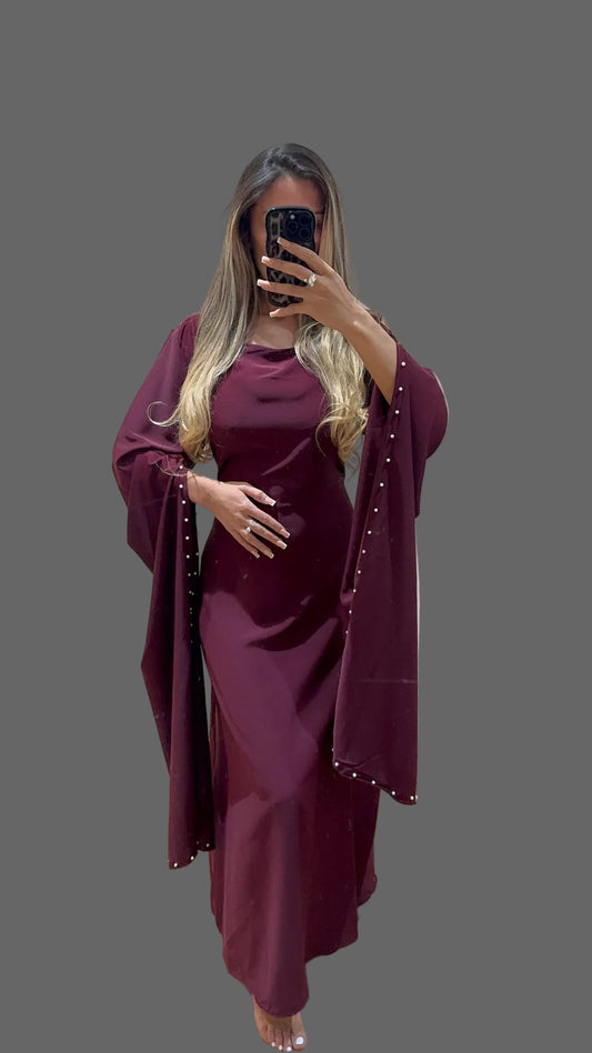 Drape Sleeve Maxi
