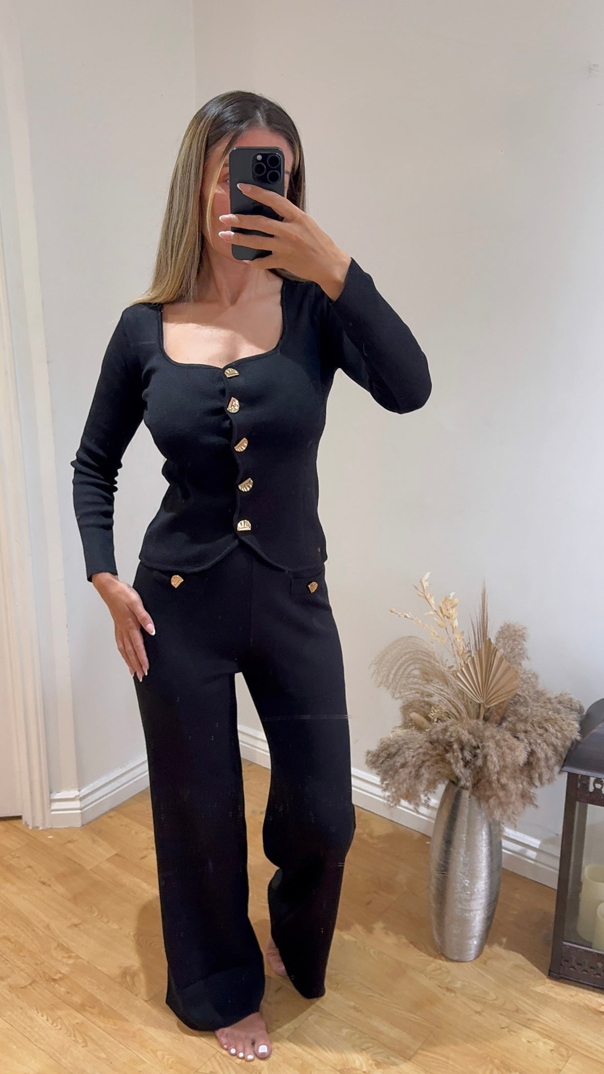 Knit Button Co-Ord