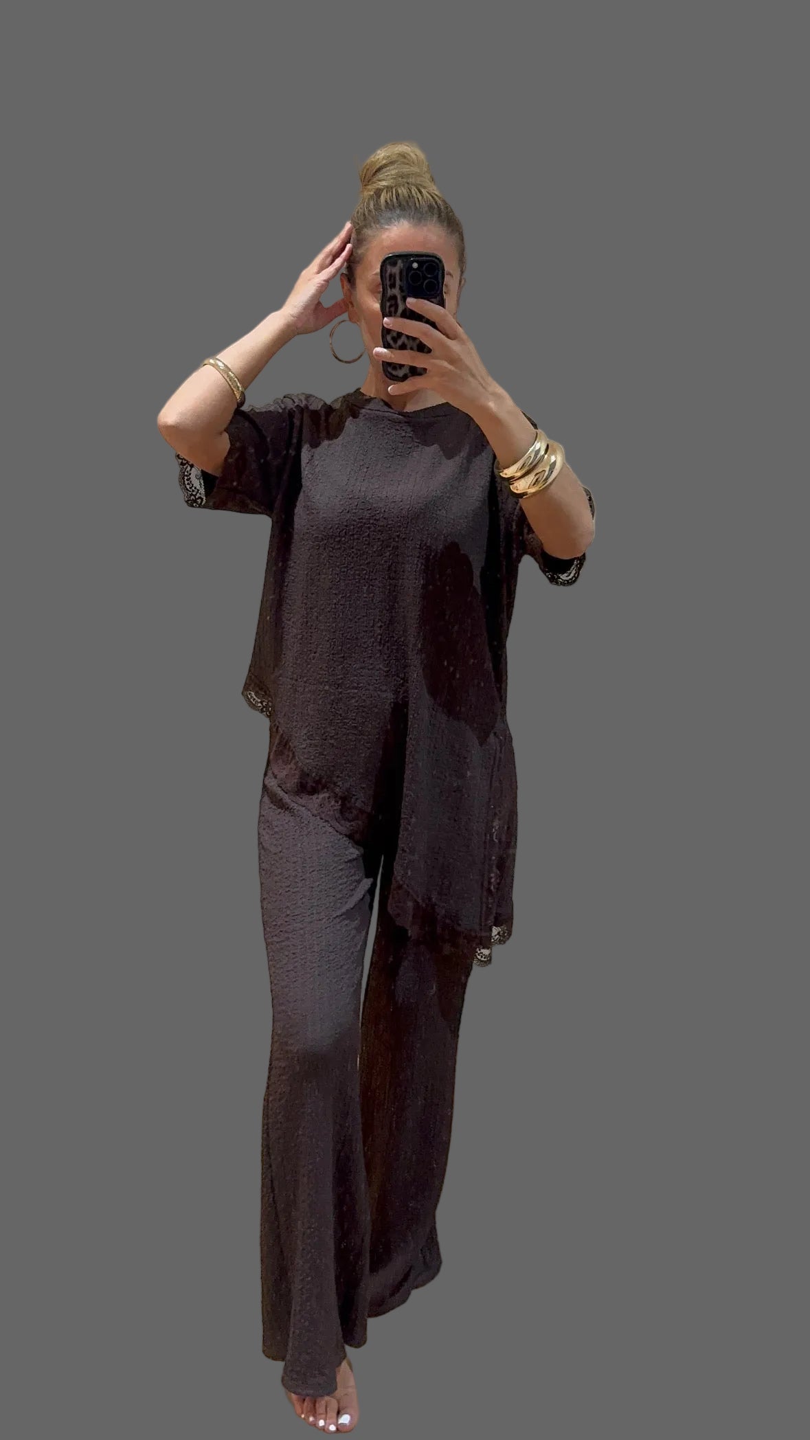 Lace Asymmetrical Co-Ord