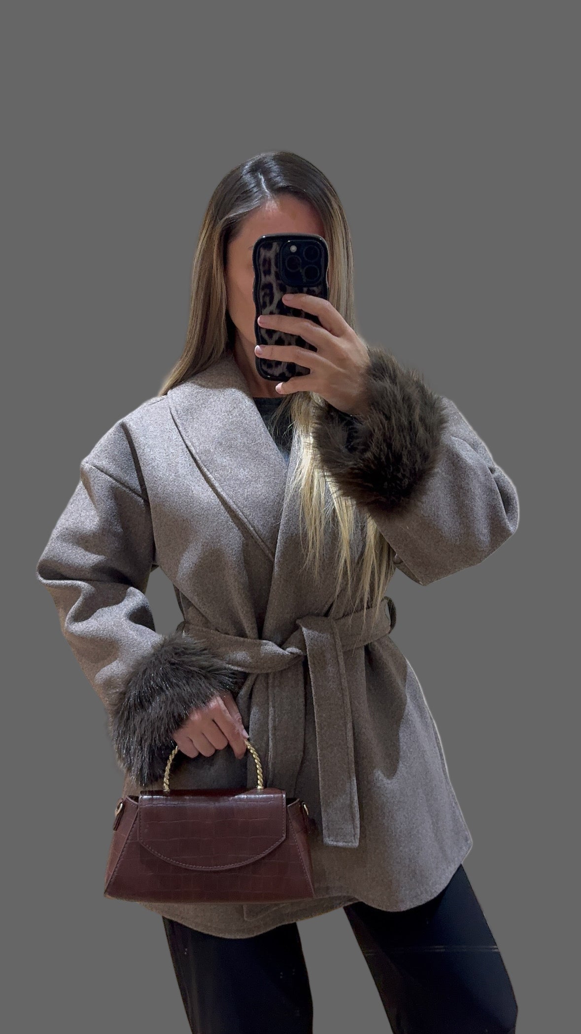 Fur Cuff Jacket