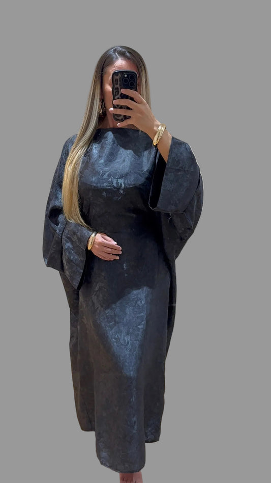 Marble Print Abaya