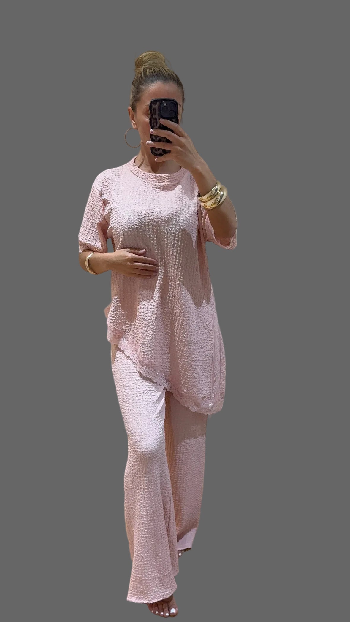 Lace Asymmetrical Co-Ord