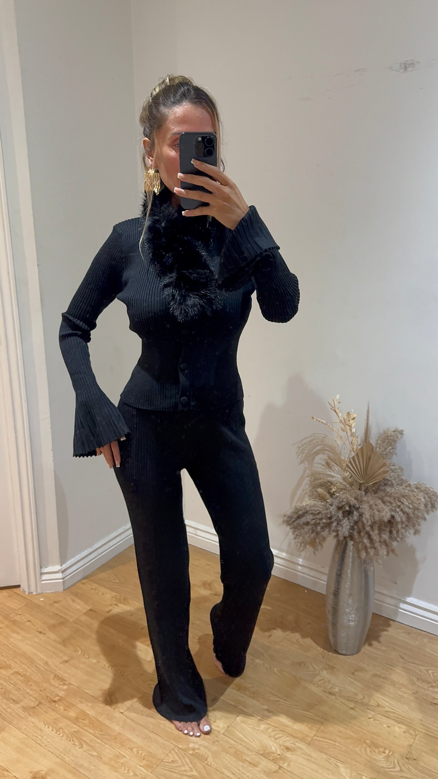 Fur Collar Co-Ord