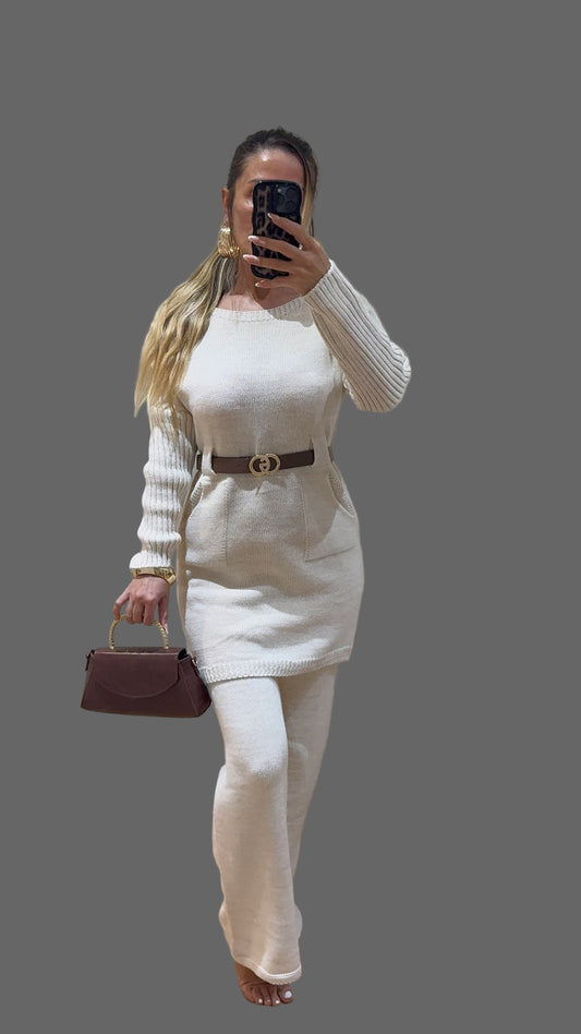 Knit Belted Co-Ord