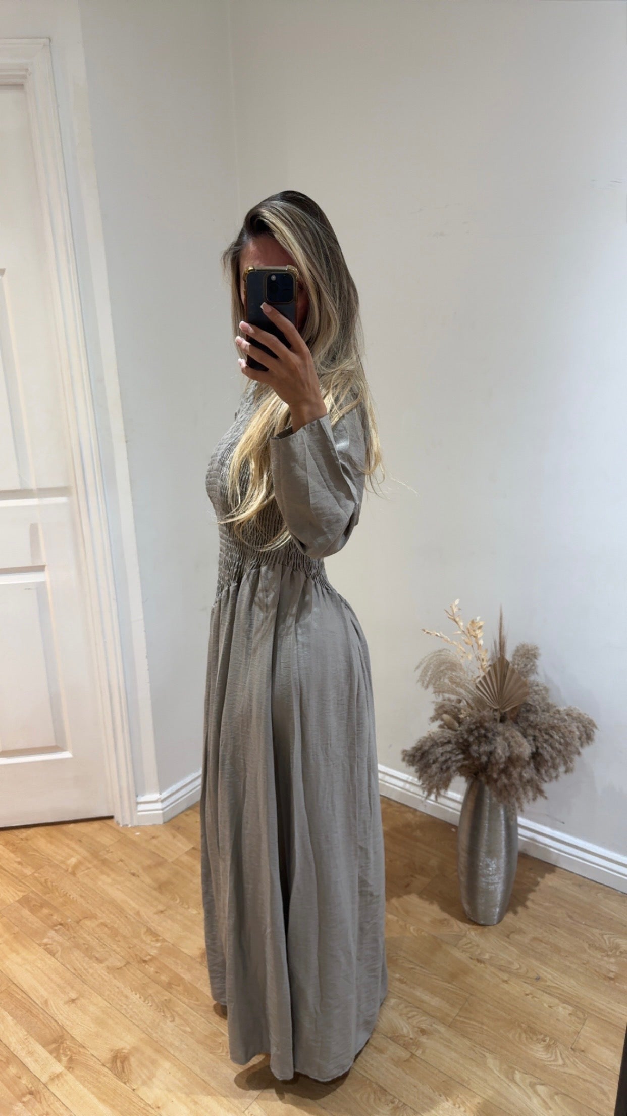 Crinkle Maxi Dress